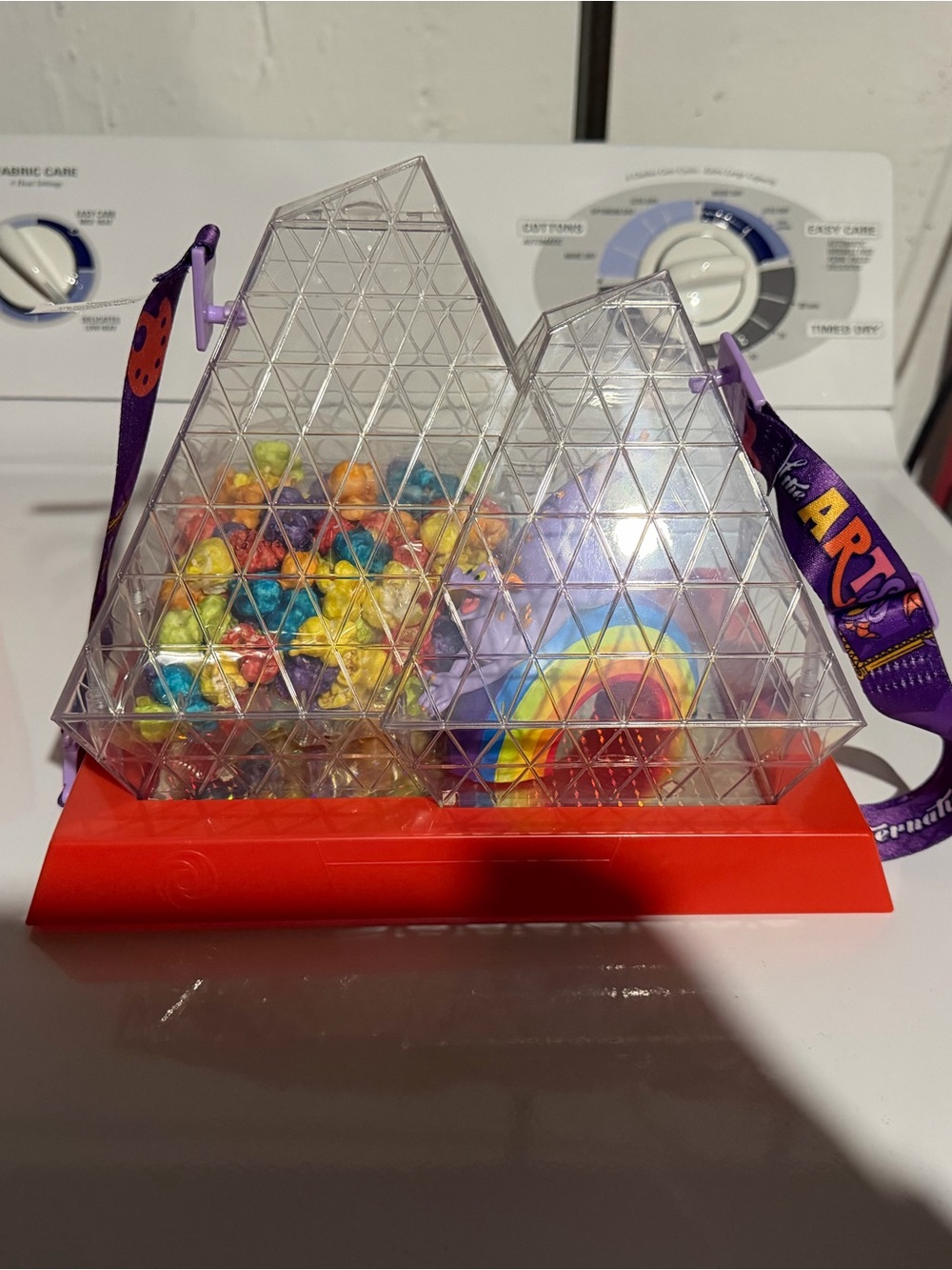 Disney FARTS 2024 Figment Pyramid Light Up Popcorn Bucket